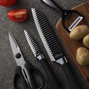 6 Pieces Professional Stainless Steel Knife Set