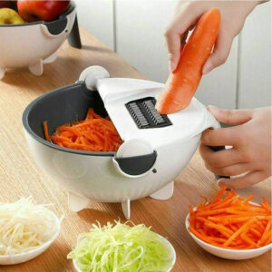 9 in 1 Multifunction Magic Vegetable Cutter with Drain Basket