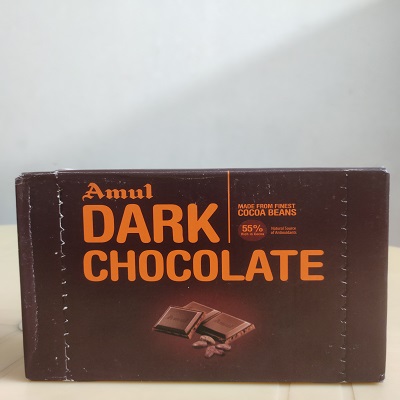 Amul Dark Chocolate Small 40gm - Image 3