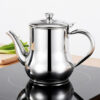 Stainless Steel Oil Strainer Pot Oil Dispenser with Removable Filter